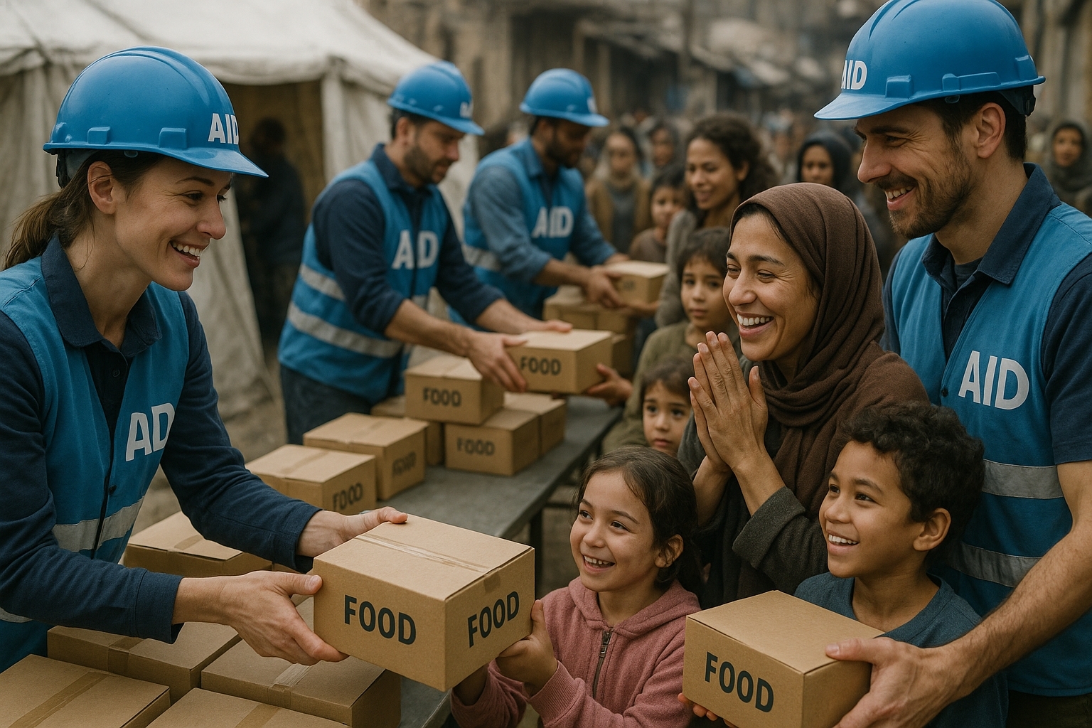 Das Führungsteam von International Action