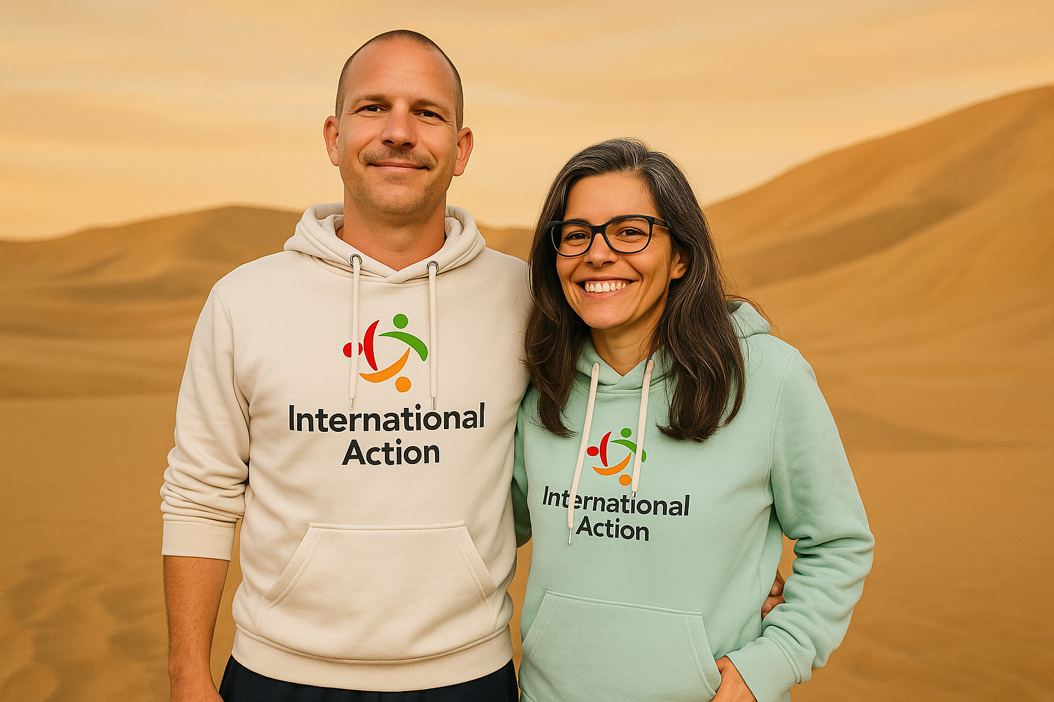 Miri und Fabian - Führungsteam von International Action